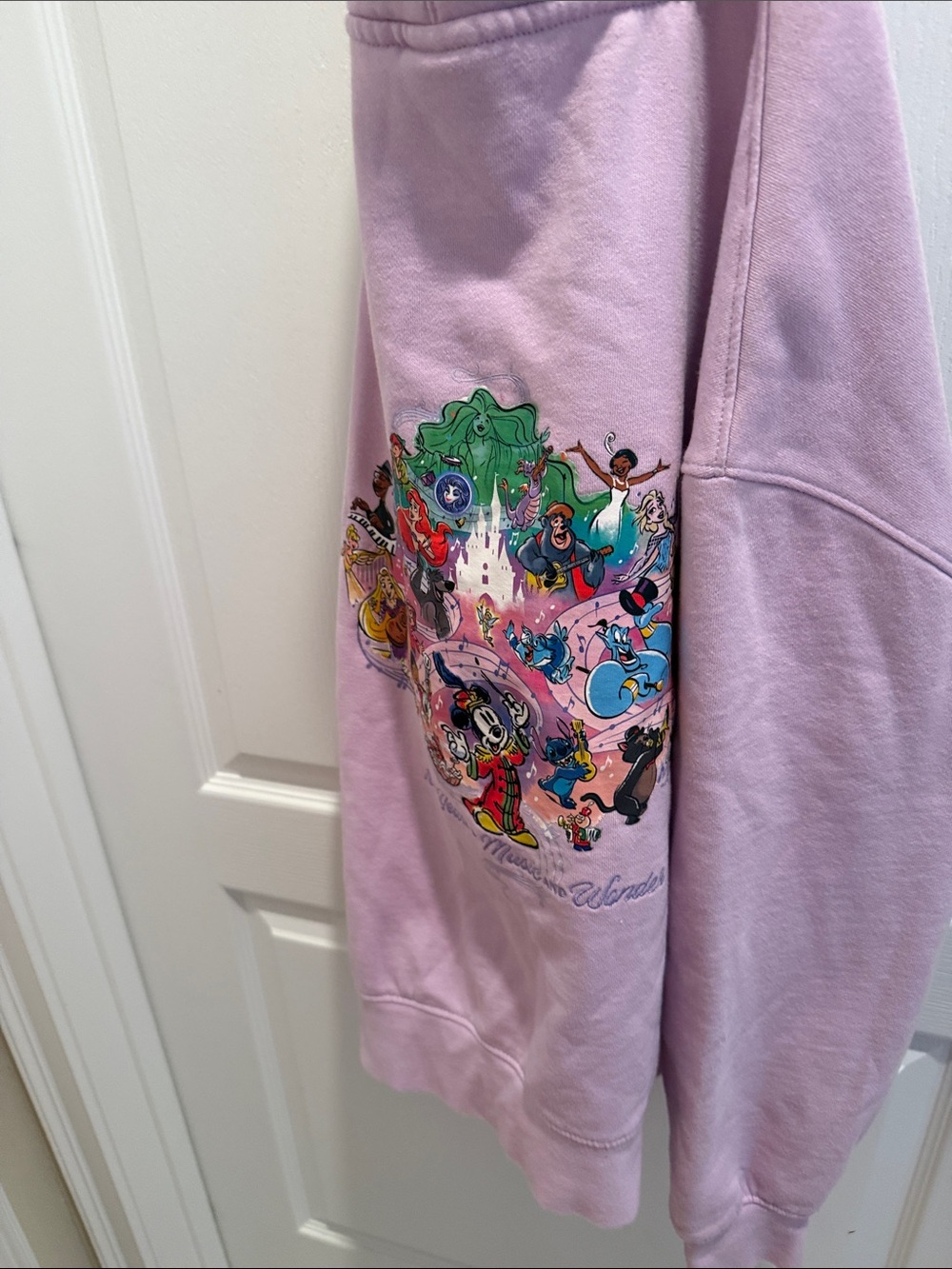 Disney Sweatshirt with Colorful Character Print